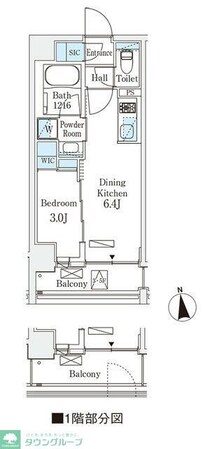 イプセ碑文谷の物件間取画像